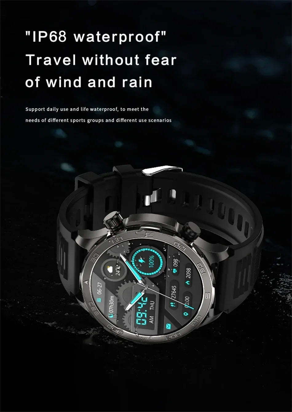 Xiaomi 2025 nova chamada bluetooth relógio inteligente amoled hd tela grande freqüência cardíaca nfc ip68 à prova dip68 água gps esportes relógio inteligente