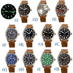 Novo tandorio piloto 39mm relógio de titânio movimento nh35 200m à prova dwaterproof água luminosa mergulho automático relógio masculino vidro safira escovado
