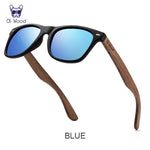 Oi marca de madeira óculos de sol de madeira natural homens polarizados moda óculos de sol de madeira original oculos de sol masculino novos quadros tr90