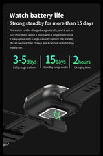 2024 relógio inteligente 2 em 1 com fone de ouvido smartwatch bluetooth chamada relógio masculino gps pista monitor freqüência cardíaca jogar música smartwatch
