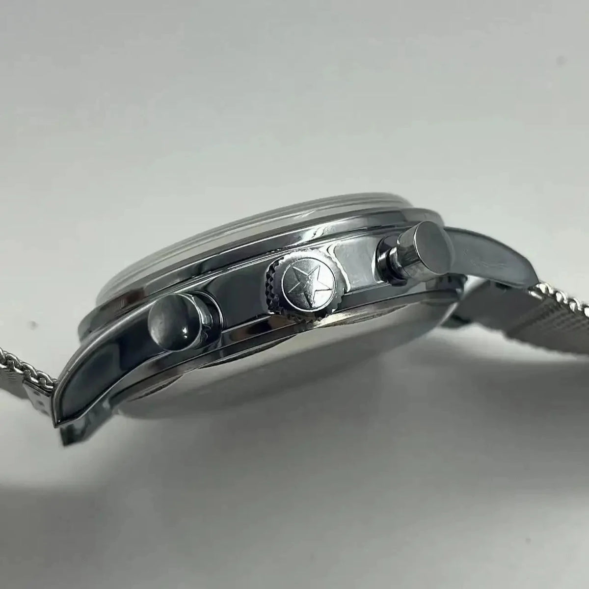 Relógios masculinos 1963 piloto relógio automático 42mm à prova dwaterproof água retro quartzo cronógrafo vestido vintage relógio
