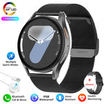 Para galaxy watch 7 relógio inteligente das mulheres dos homens amoled tela hd bússola freqüência cardíaca fitness esporte à prova dwaterproof água bluetooth chamada smartwatch