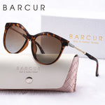 Barrcur polarizado olho de gato óculos de sol redondo moda ultra leve óculos de sol múltiplas cores escolher feminino óculos de sol pacote caixa de presente