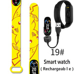 Pikachu Novo Estilo Magnético Bluetooth Relógio Inteligente Esportes Eletrônico Freqüência Cardíaca Pressão Pedômetro Música Monitoramento do Sono Blood Toy