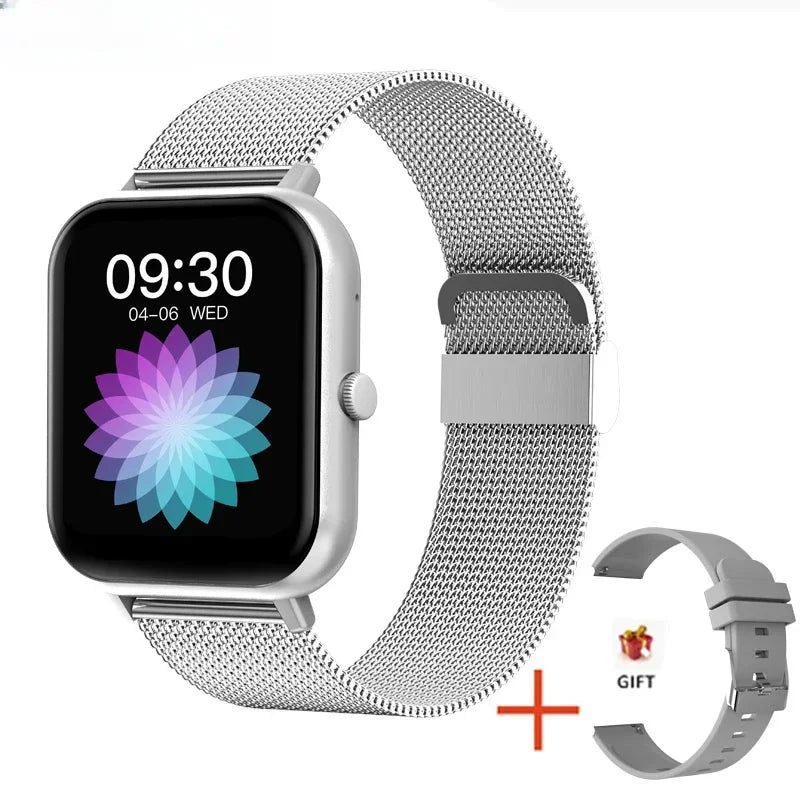 Xiaomi chamada relógio inteligente feminino mostrador personalizado smartwatch para android ios à prova dwaterproof água bluetooth música relógios relógio de toque completo