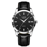 Lige moda relógio de couro marrom masculino militar esportes quartzo relógios de pulso casual à prova dwaterproof água cronógrafo relogios masculino