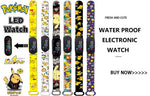 Pikachu Novo Estilo Magnético Bluetooth Relógio Inteligente Esportes Eletrônico Freqüência Cardíaca Pressão Pedômetro Música Monitoramento do Sono Blood Toy