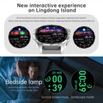 Gt5 pro relógio inteligente masculino 5 pro amoled tela hd bluetooth chamada trajetória gps nfc freqüência cardíaca bússola smartwatches 2024 novo