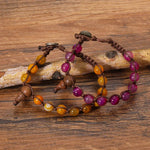 Pulseira inovadora original série tibetana pulseira de contas de buda alma cura pulseira masculina para mulheres atacado
