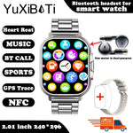 2024 relógio inteligente 2 em 1 com fone de ouvido smartwatch bluetooth chamada relógio masculino gps pista monitor freqüência cardíaca jogar música smartwatch