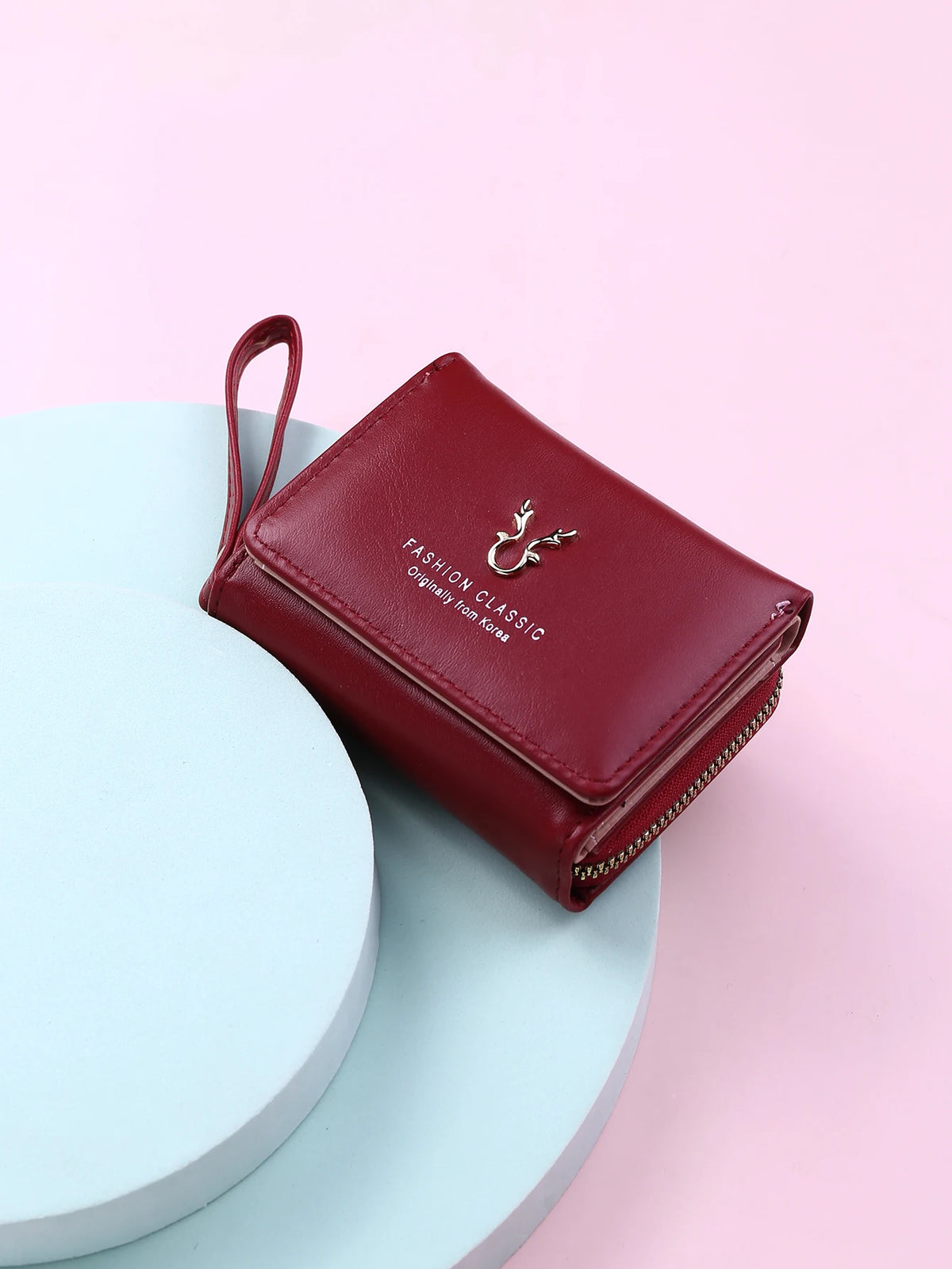 Marca de luxo das mulheres pequena carteira titular do cartão feminino carteiras curtas com bolsa de moedas para mulher senhoras couro do plutônio ferrolho mini embreagem