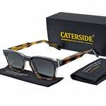 Caterside retro quadrado óculos de sol dos homens punk pequeno quadro marca designer óculos de sol feminino viagem ao ar livre festa melhor presente