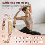 Lige 2025 nova moda smartwatch para mulheres freqüência cardíaca oxigênio no sangue sono esportes ip68 à prova dip68 água pulseira inteligente para android ios