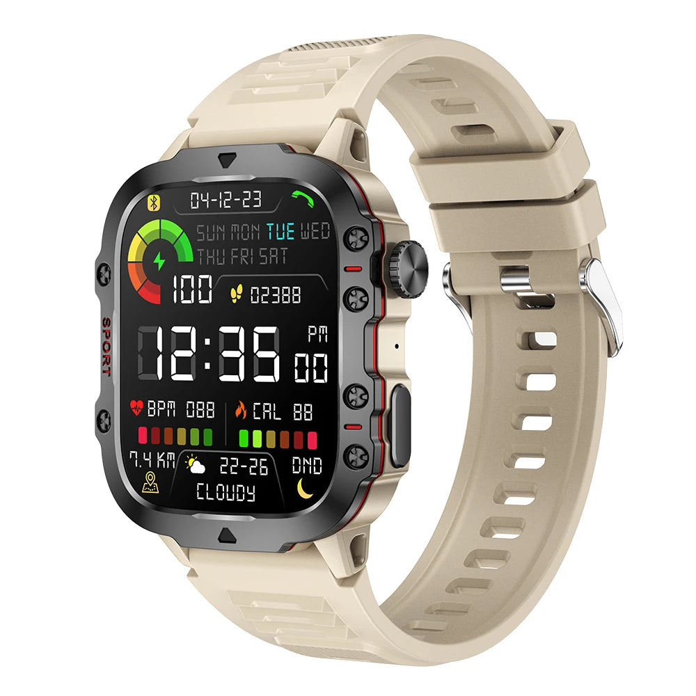 Original masculino relógio inteligente bluetooth chamada relógio de fitness 3atm ip68 nadar à prova dip68 água esportes smartwatch para mulher xiaomi android 2025