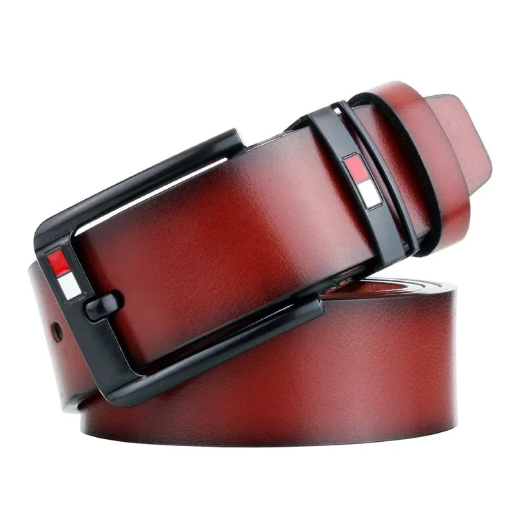 Cinto para homens 2024 famosa marca de luxo design couro do plutônio clássico liga pinos fivela cintos cintura punk para jeans lazer cintura