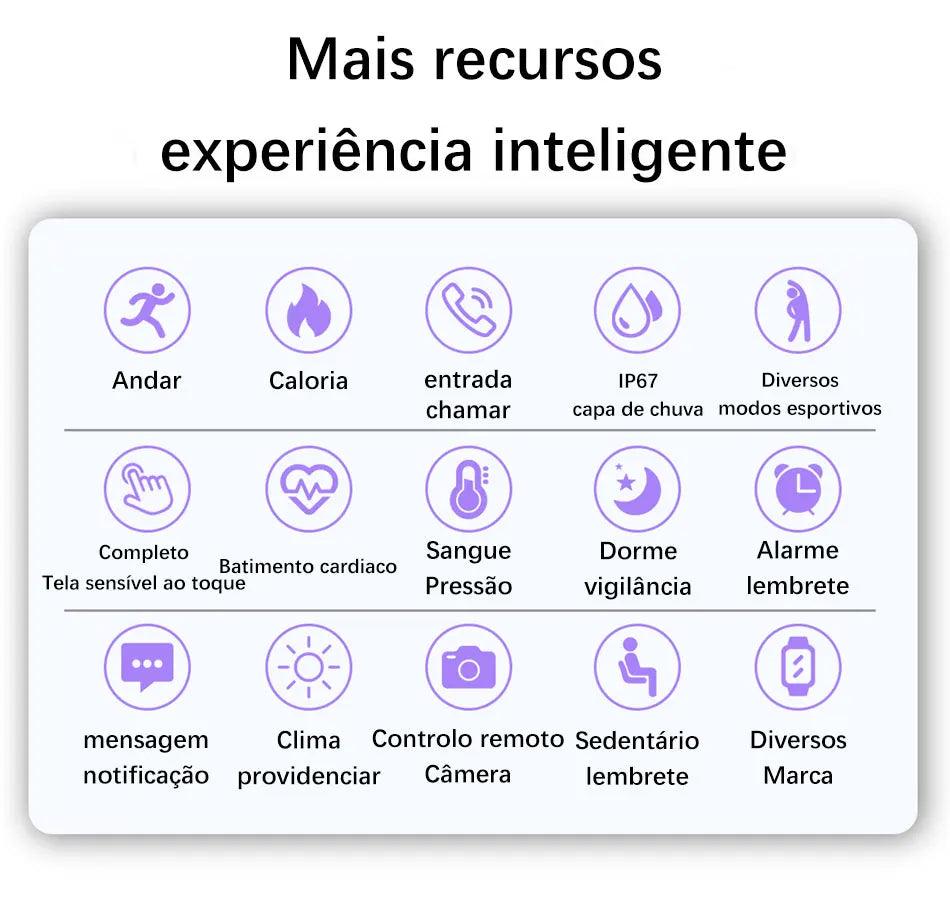 Lige 2025 novo relógio inteligente masculino tela de toque completa esporte fitness relógio ip67 à prova dip67 água bluetooth para android ios smartwatch masculino + caixa