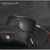 Aowear óculos de sol espelhados polarizados masculinos para homens mulheres luxo qualidade retro retângulo uv400 condução óculos de sol gafas de sol