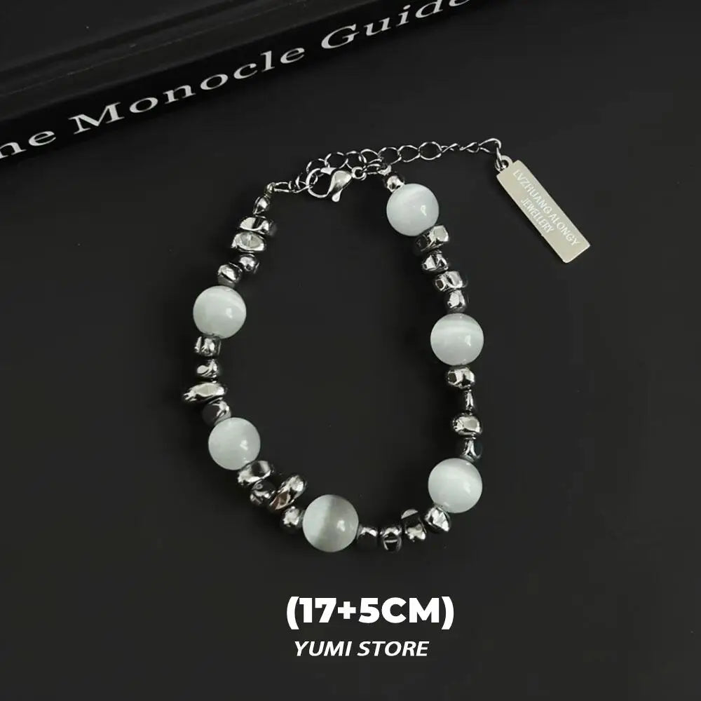 Retro chama cruz pulseira para homem mulher hip hop titânio aço splice corrente charme unisex jóias legal kpop acessórios de luxo