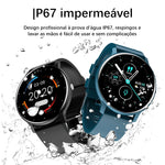 Lige 2025 novo relógio inteligente masculino tela de toque completa esporte fitness relógio ip67 à prova dip67 água bluetooth para android ios smartwatch masculino + caixa