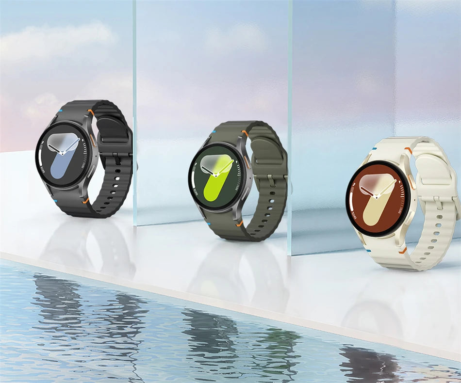 Para galaxy watch 7 relógio inteligente das mulheres dos homens amoled tela hd bússola freqüência cardíaca fitness esporte à prova dwaterproof água bluetooth chamada smartwatch