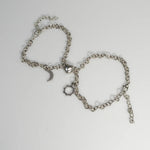 Amantes do amor fivela magnética pulseira criativa dia dos namorados ímã amor atraente pulseira casal pulseiras cubanas