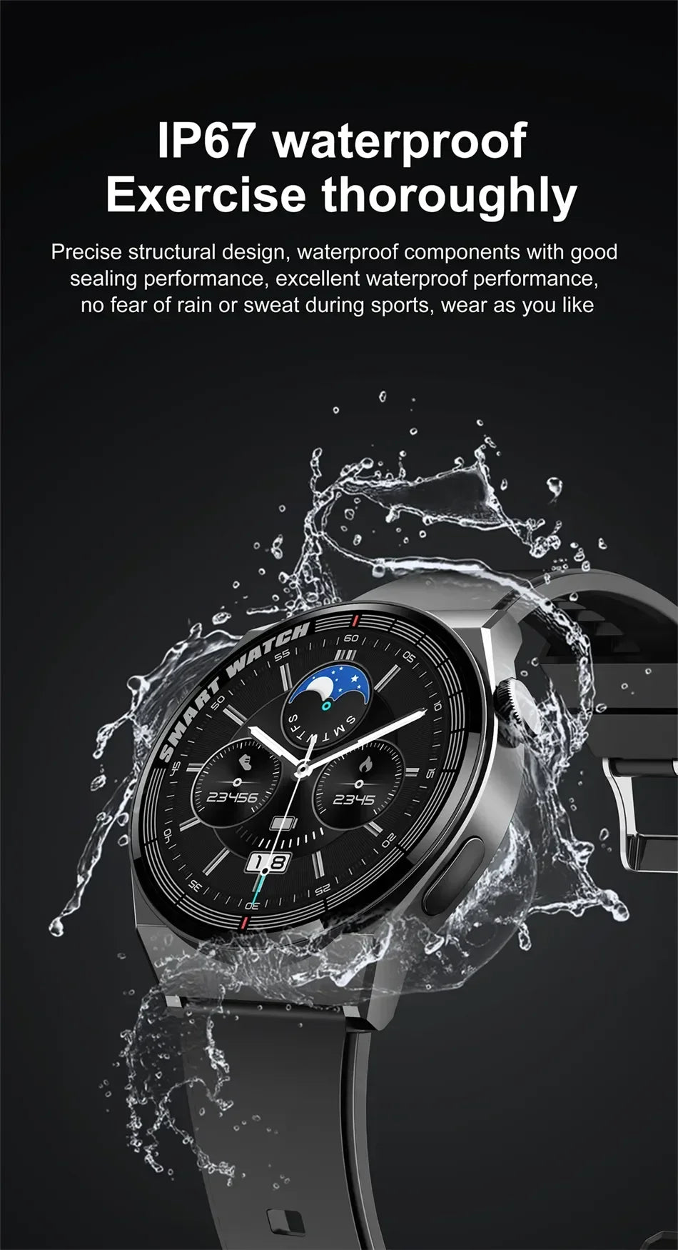 Xiaomi todos os relógios gt3 pro amoled relógio inteligente masculino mostrador personalizado resposta chamada esporte rastreador de fitness masculino à prova dwaterproof água smartwatch