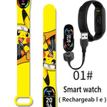 Pikachu Novo Estilo Magnético Bluetooth Relógio Inteligente Esportes Eletrônico Freqüência Cardíaca Pressão Pedômetro Música Monitoramento do Sono Blood Toy