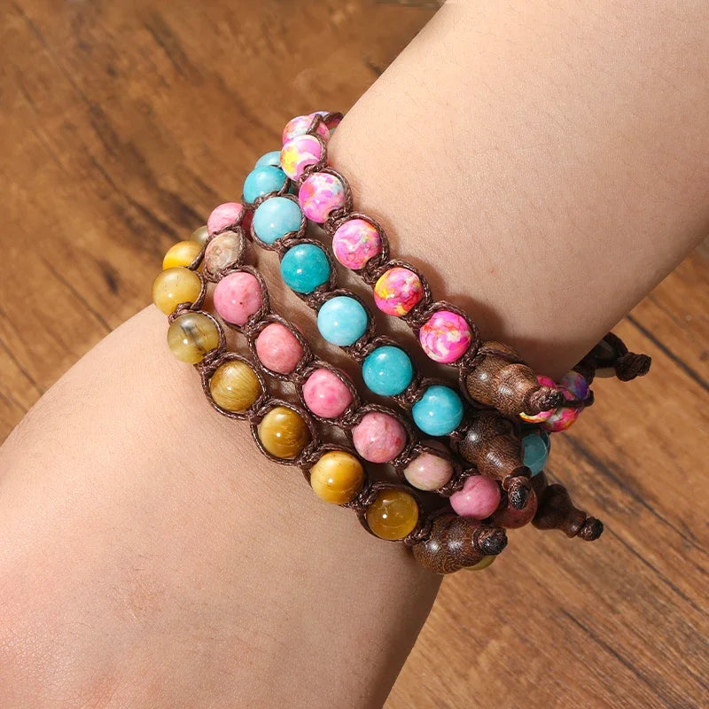 Pulseira inovadora original série tibetana pulseira de contas de buda alma cura pulseira masculina para mulheres atacado
