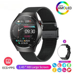 Xiaomi lipídios no sangue úrico glicose no sangue relógio inteligente masculino rastreador de fitness relógio freqüência cardíaca bluetooth chamando ecg + ppg smartwatch