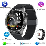 Gt5 pro relógio inteligente masculino 5 pro amoled tela hd bluetooth chamada trajetória gps nfc freqüência cardíaca bússola smartwatches 2024 novo