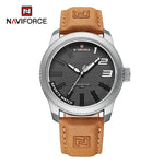 Original naviforce relógio para homem 2022 novo quartzo esporte à prova dwaterproof água relógio de pulso moda luxo alta qualidade masculino couro