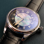 Relógio de pulso mecânico automático masculino, impermeável, calendário luminoso, ponteiro de gás, piloto alemão, movimento Nh35, C1