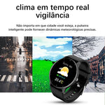 Lige 2025 novo relógio inteligente masculino tela de toque completa esporte fitness relógio ip67 à prova dip67 água bluetooth para android ios smartwatch masculino + caixa