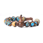 Pulseira inovadora original série tibetana pulseira de contas de buda alma cura pulseira masculina para mulheres atacado