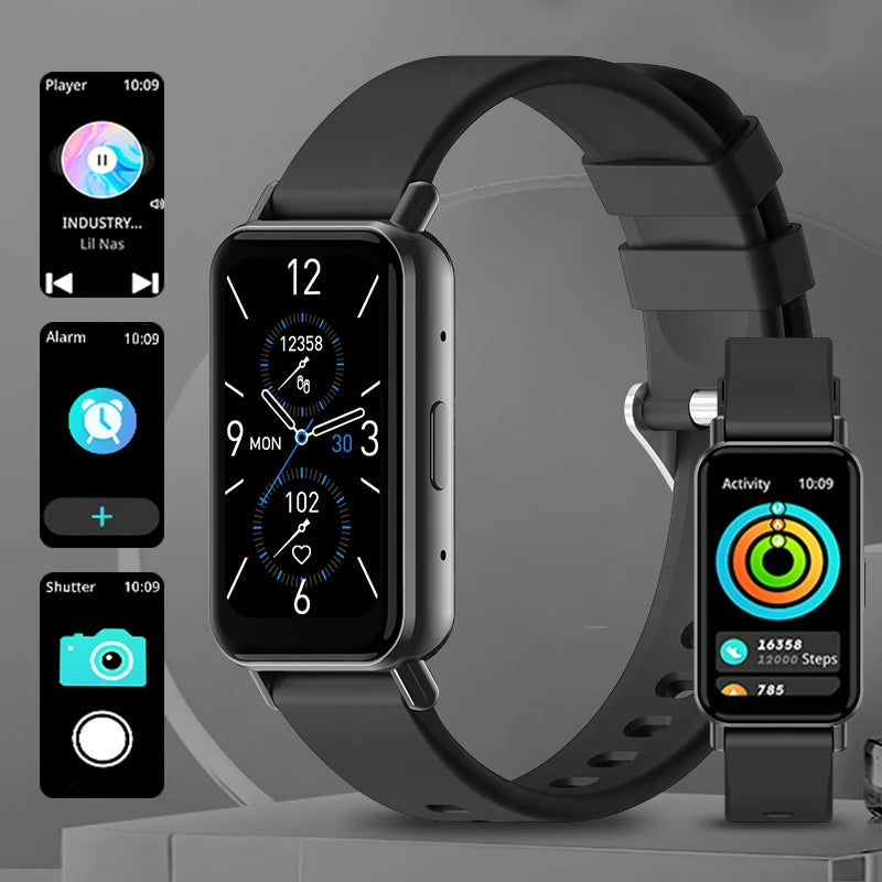 Lige nova moda relógio inteligente feminino tela de toque completa freqüência cardíaca rastreador fitness à prova dwaterproof água senhoras masculino smartwatch 2025 para xiaomi