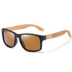 Xsw marca design de madeira de faia artesanal óculos de sol masculino polarizado óculos de sol de condução ao ar livre dobradiça reforçada 5527