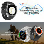 Gt5 pro relógio inteligente masculino 5 pro amoled tela hd bluetooth chamada trajetória gps nfc freqüência cardíaca bússola smartwatches 2024 novo