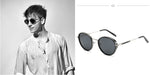 Zenottic steampunk óculos de sol redondo espelho polarizado (01 cores) óculos de sol para mulheres homens vintage tons uv400