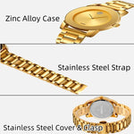 Skmei unissex quartzo pulseira à prova d'água relógios de luxo pulseira de aço inoxidável estilo simples display analógico relógio de pulso fashion