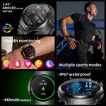 Xiaomi lipídios no sangue úrico glicose no sangue relógio inteligente masculino rastreador de fitness relógio freqüência cardíaca bluetooth chamando ecg + ppg smartwatch