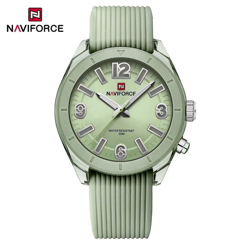 Naviforce moda feminina relógio à prova dwaterproof água personalidade senhoras quartzo relógios de pulso luxo vestido romatic namorada presente 2024