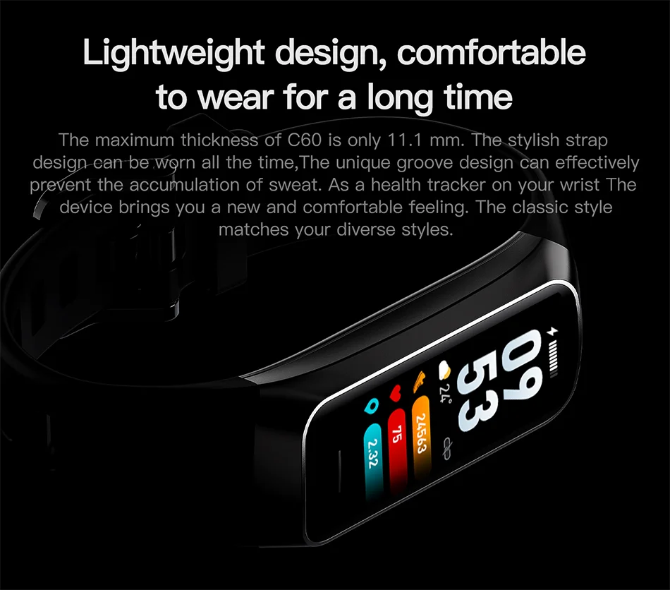 LIGE-Relógio Inteligente Amoled para Homens e Mulheres, Banda Inteligente, Frequência Cardíaca, Sangue, Pulseira Inteligente Impermeável, Rastreador de Fitness Esportivo, 2023