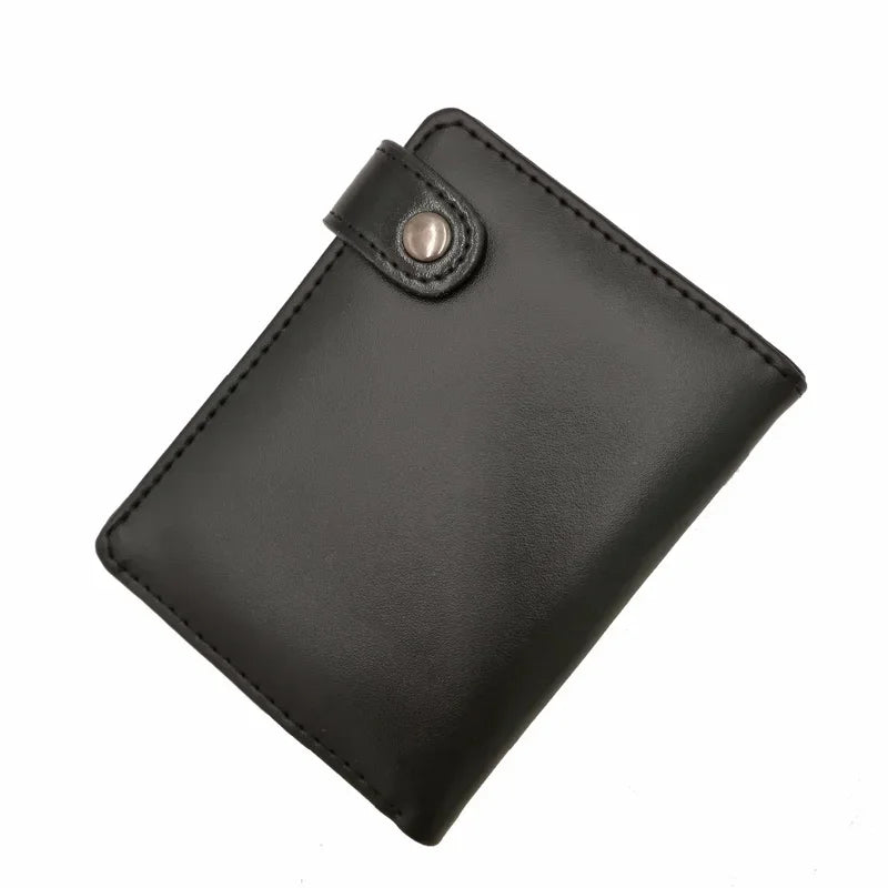 Death Note Anime Carteira curta de couro PU preto e porta-moedas para meninos e meninas presente