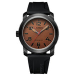 CURREN Moda Simples Relógios Masculinos com Grande Mostrador de Numerais Relógio de Pulso de Quartzo para Cavalheiro de Negócios com Pulseira de Silicone