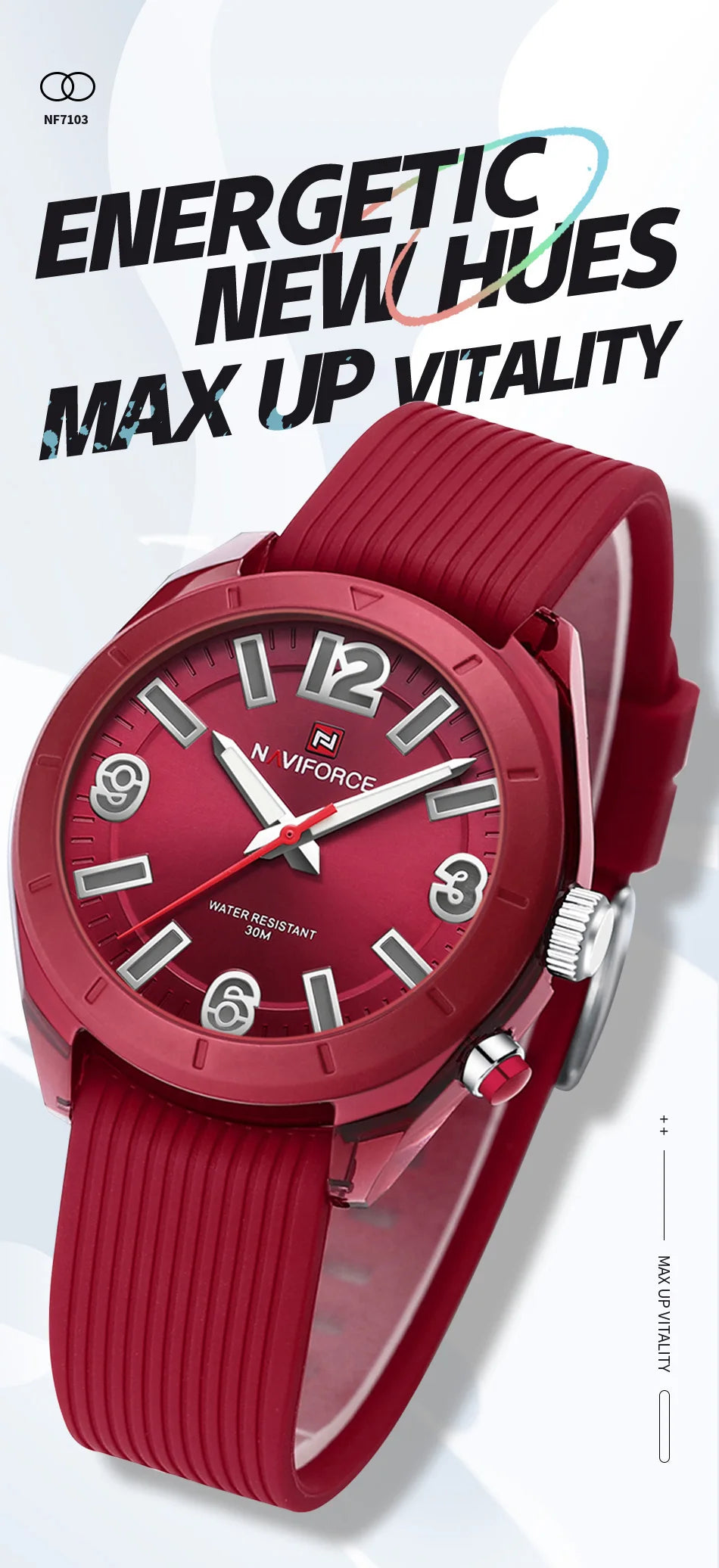 Naviforce moda feminina relógio à prova dwaterproof água personalidade senhoras quartzo relógios de pulso luxo vestido romatic namorada presente 2024