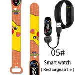 Pikachu Novo Estilo Magnético Bluetooth Relógio Inteligente Esportes Eletrônico Freqüência Cardíaca Pressão Pedômetro Música Monitoramento do Sono Blood Toy