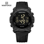 NAVIFORCE NF7104 Novos relógios esportivos digitais LCD para homens moda pulseira de silicone relógio de pulso eletrônico militar