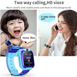 Xiaomi q12 relógio inteligente infantil, à prova d'água, sos, antil-perda, telefone, bate-papo de voz, 2g, cartão sim para meninos e meninas, presente