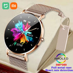 Xiaomi Mijia-Relógio Inteligente Ultrafino para Mulheres, Display AMOLED HD Pixel, Mostra Sempre Chamada, Lembrete De Tempo, 1.36"