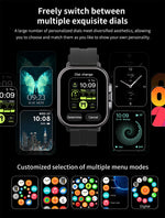 2024 relógio inteligente 2 em 1 com fone de ouvido smartwatch bluetooth chamada relógio masculino gps pista monitor freqüência cardíaca jogar música smartwatch